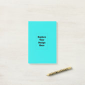 Maak je eigen cyaan post-it® notes (Op bureau)