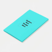 Maak je eigen cyaan post-it® notes (Schuin)