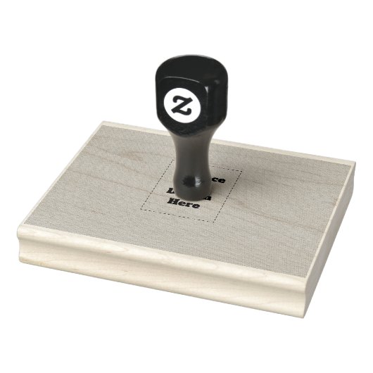 Maak je eigen cyaan rubberstempel (Stempel)