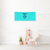 Maak je eigen cyaan spandoek (Insitu)
