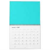Maak je eigen cyan kalender (Jan 2027)