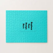 Maak je eigen cyan legpuzzel (Horizontaal)