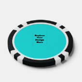 Maak je eigen cyan poker chips (Enkel)