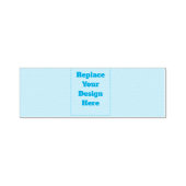 Maak je eigen cyan  zelfinktende stempel (Design)