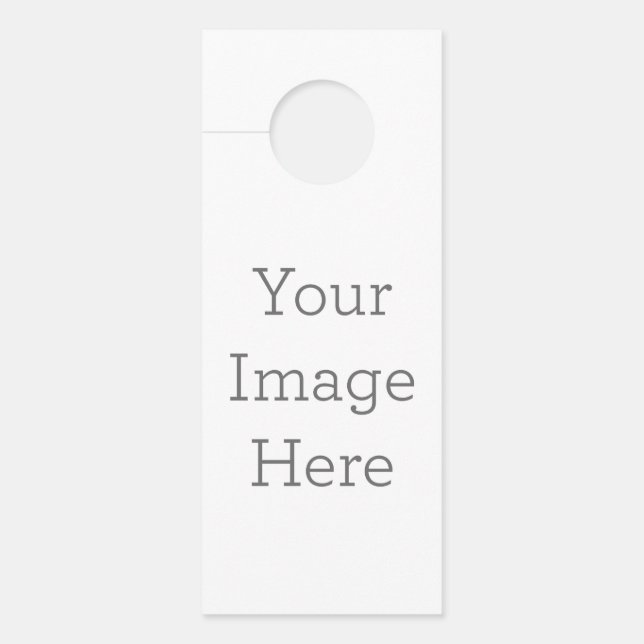 Klein Standaard Deurhanger, Signature Mat (Voorkant)