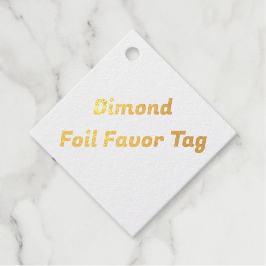 Maak Je Eigen Diamant Bedankjes Labels (Voorkant)