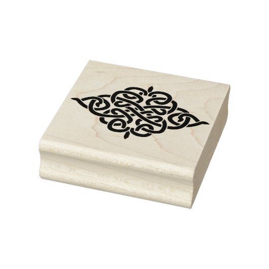 Maak je eigen diamantvormige Keltische knoop Rubberstempel (Stempel)