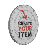 MAAK-JE-EIGEN DIY Aangepast ontwerp uploaden Dartbord (Voorkant Links)