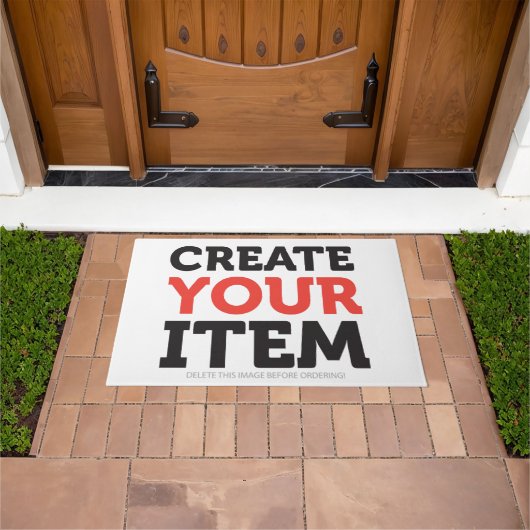 MAAK-JE-EIGEN DIY Aangepast ontwerp uploaden Deurmat (Buiten)
