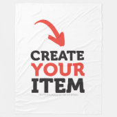 MAAK-JE-EIGEN DIY Aangepast ontwerp uploaden Fleece Deken (Voorkant)