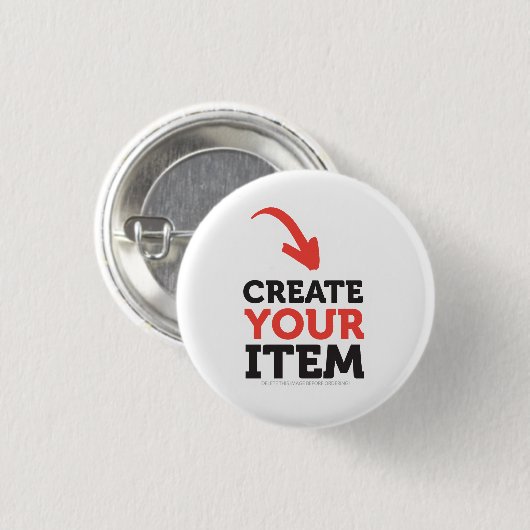 MAAK-JE-EIGEN DIY Aangepast ontwerp uploaden Ronde Button 3,2 Cm (Voorkant /achterkant)