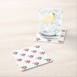 MAAK-JE-EIGEN DIY Aangepast upload je ontwerp Kartonnen Onderzetters