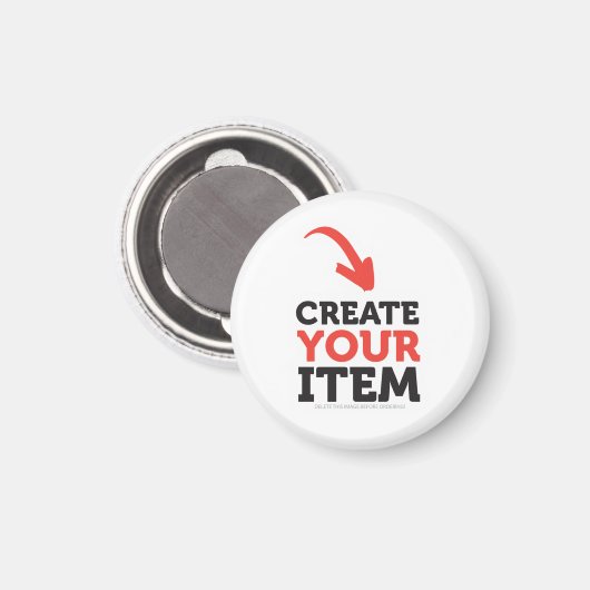 MAAK-JE-EIGEN DIY Aangepast upload je ontwerp Magneet (Voorkant / Achterkant)