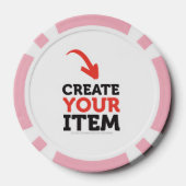 MAAK-JE-EIGEN DIY Aangepast upload je ontwerp Poker Chips (Achterkant)