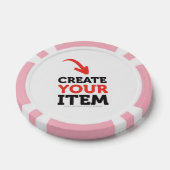 MAAK-JE-EIGEN DIY Aangepast upload je ontwerp Poker Chips (Enkel)