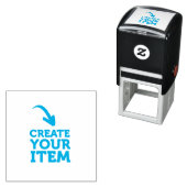 MAAK-JE-EIGEN DIY Aangepaste logo uploaden Zelfinktende Stempel (In situ)