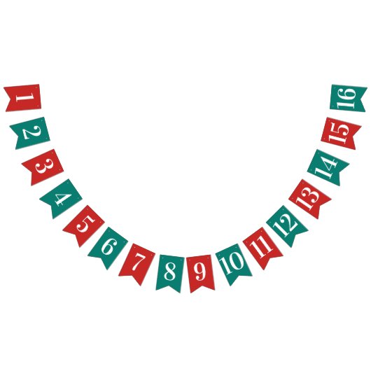 MAAK-JE-EIGEN DIY Aangepaste TEKST kerst Vlaggetjes (Alle)