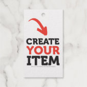 MAAK-JE-EIGEN DIY Aangepaste upload bruiloft Cadeaulabels (Achterkant)