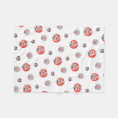 MAAK-JE-EIGEN DIY Aangepaste upload je ontwerp hon Fleece Deken (Voorkant (Horizontaal))