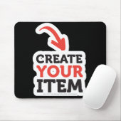 MAAK-JE-EIGEN DIY Aangepaste upload je ontwerp Mui Muismat (Met muis)