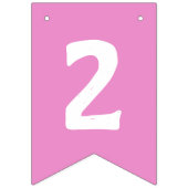 MAAK-JE-EIGEN DIY Aangepaste upload ontwerp roze t Vlaggetjes (Tweede vlag)