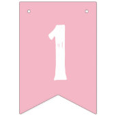MAAK-JE-EIGEN DIY Aangepaste upload ontwerp roze t Vlaggetjes (Eerste vlag)