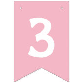 MAAK-JE-EIGEN DIY Aangepaste upload ontwerp roze t Vlaggetjes (Derde vlag)
