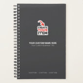 Maak je eigen DIY dagelijkse planner boek logo upl (Voorkant)