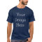Maak je eigen donkere heren T-shirt met korte mouw