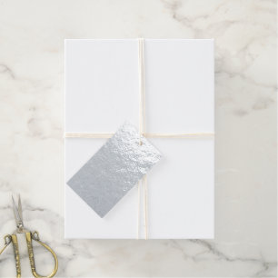 Maak je eigen donkergrijsblauw aanpasbaar cadeaulabels