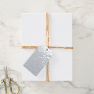 Maak je eigen donkergrijsblauw aanpasbaar cadeaulabels