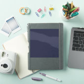 Maak je eigen donkergrijsblauwe aanpasbare sticker (iPad Cover)