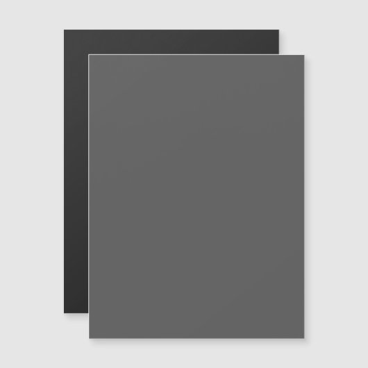 Maak je eigen donkergrijze aangepaste ontwerp (Voorkant / Achterkant)