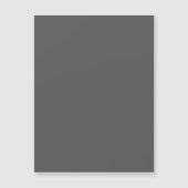 Maak je eigen donkergrijze aangepaste ontwerp (Voorkant)