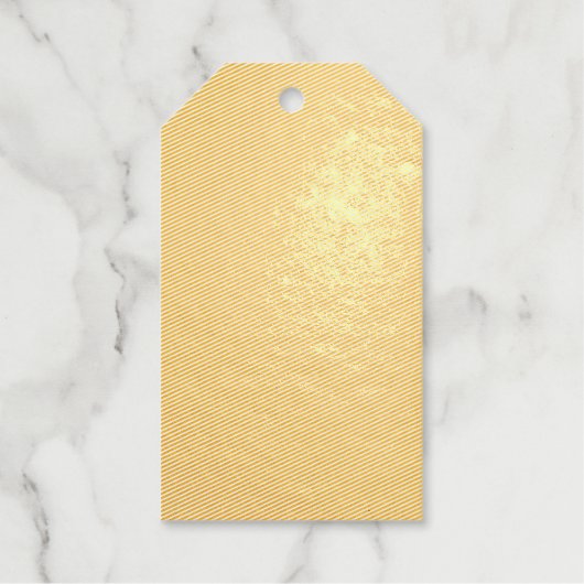 Maak je eigen donkergrijze aangepaste ontwerp cadeaulabels (Voorkant)