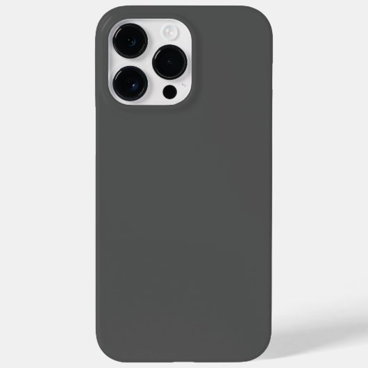 Maak je eigen donkergrijze aangepaste ontwerp Case-Mate iPhone case (Achterkant)