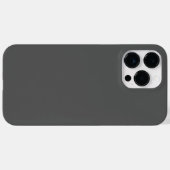 Maak je eigen donkergrijze aangepaste ontwerp Case-Mate iPhone case (Achterkant (horizontaal))