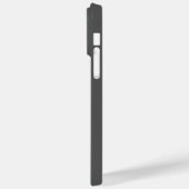 Maak je eigen donkergrijze aangepaste ontwerp Case-Mate iPhone case (Achterkant / Links)