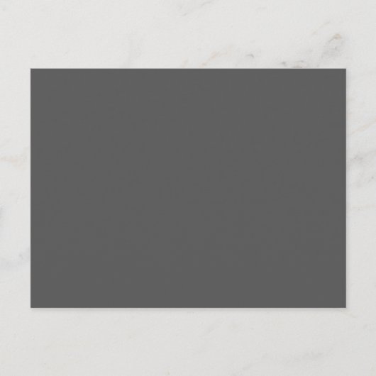 Maak Je Eigen donkergrijze Aangepaste Ontwerp Feestdagenkaart (Voorkant)