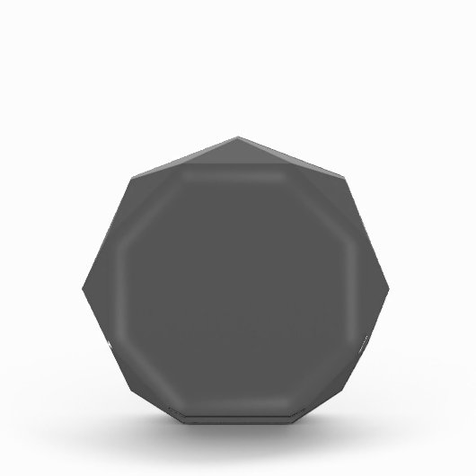 Maak je eigen donkergrijze aangepaste ontwerp fotoblokken (Voorkant)