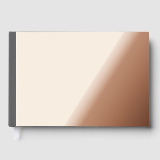 Maak je eigen donkergrijze aangepaste ontwerp gastenboek (Voorkant)