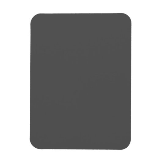 Maak je eigen donkergrijze aangepaste ontwerp magneet (Verticaal)