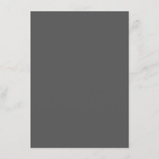Maak je eigen donkergrijze aangepaste ontwerp menu (Voorkant)