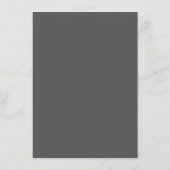 Maak je eigen donkergrijze aangepaste ontwerp menu (Achterkant)