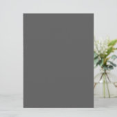 Maak je eigen donkergrijze aangepaste ontwerp menu (Staand voorkant)