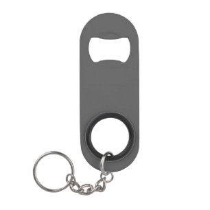 Maak je eigen donkergrijze aangepaste ontwerp mini flessenopener