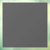 Maak Je Eigen donkergrijze Aangepaste Ontwerp Raamsticker (Vel 3)