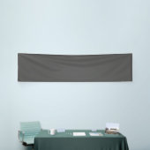 Maak je eigen donkergrijze aangepaste ontwerp spandoek (Beurs)