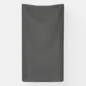 Maak je eigen donkergrijze aangepaste ontwerp spandoek (Verticaal)