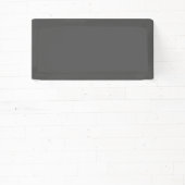 Maak je eigen donkergrijze aangepaste ontwerp spandoek (Insitu)